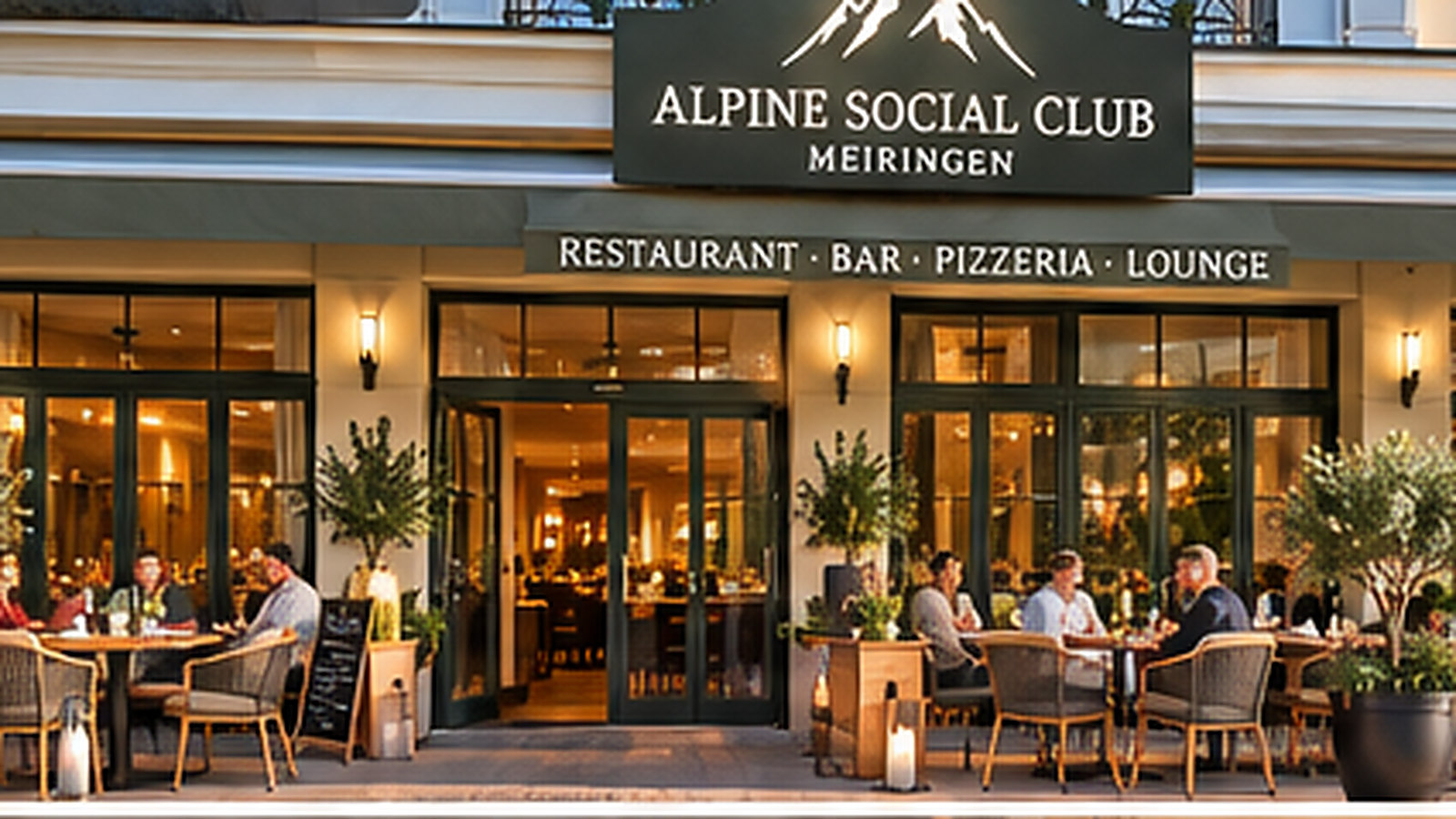 Aussenbereich des Alpine Social Club Meiringen
